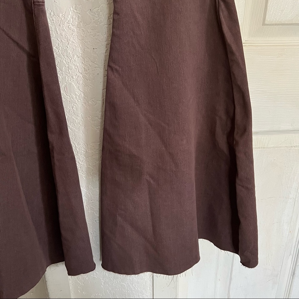 Free People High-Waist Chocolate Brown Flare Jeans with out tags, used one time - Picture 3 of 13